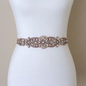 Beaded bridal belt